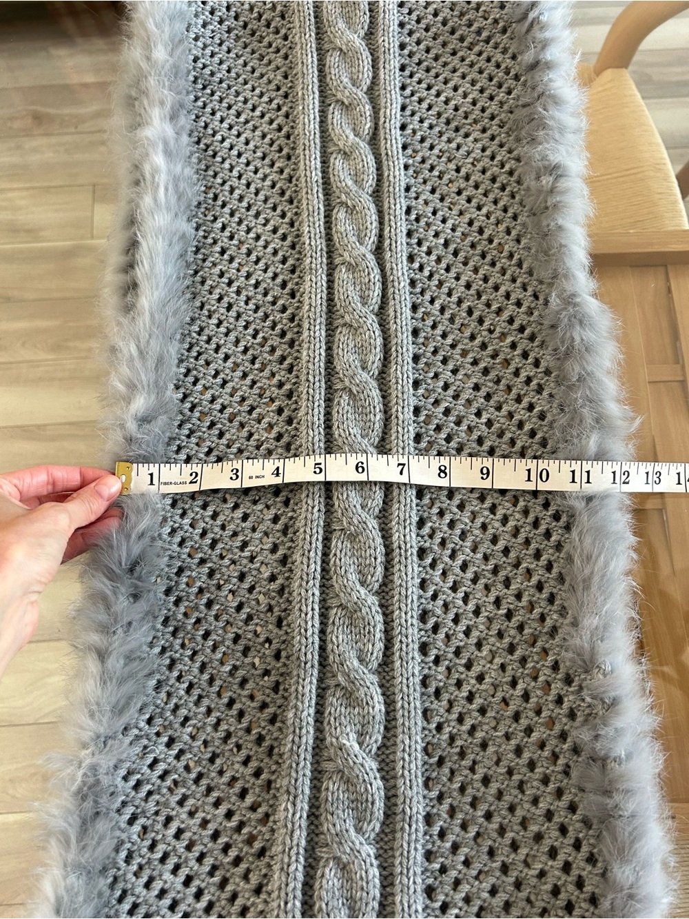 Oxigen Authentic Rabbit Fur Infinity Scarf - Picture 10 of 11
